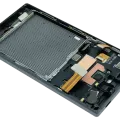 LCD Assembly With Frame For Nokia Lumia 830 RM-985 (Genuine) (Black)