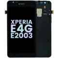 LCD Assembly With Frame For Sony Xperia E4g E2003 (Genuine) (Black)