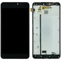 LCD Assembly With Frame For Microsoft Lumia 640XL RM-1062 (Genuine) (Black)