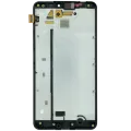 LCD Assembly With Frame For Microsoft Lumia 640XL RM-1062 (Genuine) (Black)