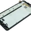 LCD Assembly With Frame For Microsoft Lumia 640XL RM-1062 (Genuine) (Black)