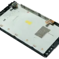 LCD Assembly With Frame For Nokia Lumia 920 RM-820 (Genuine) (Black)