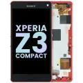 LCD Assembly With Frame For Sony Xperia Z3 Compact D5803 (Genuine) (Orange)