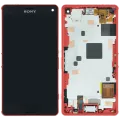 LCD Assembly With Frame For Sony Xperia Z3 Compact D5803 (Genuine) (Orange)