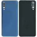 Back Cover Glass With Camera Lens For Samsung Galaxy A50 (A505 / 2019) (Used OEM Pull Grade: C) (Black)