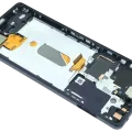 OLED Assembly With Frame For Sony Xperia 1 III (Pull C) (Purple)