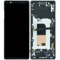 OLED Assembly With Frame For Sony Xperia 5 (Genuine) (Black)