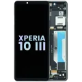 OLED Assembly With Frame For Sony Xperia 10 III (Genuine) (Black)