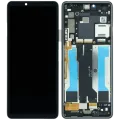 OLED Assembly With Frame For Sony Xperia 10 III (Genuine) (Black)
