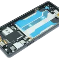 OLED Assembly With Frame For Sony Xperia 10 III (Genuine) (Black)