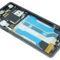 OLED Assembly With Frame For Sony Xperia 10 V (Genuine) (Black)