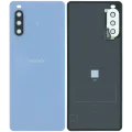 Back Cover Glass For Sony Xperia 10 III (Genuine) (Blue)