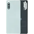 Back Cover Glass For Sony Xperia 10 III (Genuine) (White)