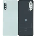 Back Cover Glass For Sony Xperia 10 III (Genuine) (White)