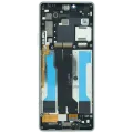 OLED Assembly With Frame For Sony Xperia 10 III (Genuine) (White)