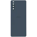 Back Cover Glass With Camera Lens Sony Xperia 10 III (Genuine) (Black)