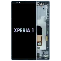 OLED Assembly With Frame for Sony Xperia 1 (Genuine) (Gray)