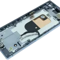 OLED Assembly With Frame for Sony Xperia 1 (Genuine) (Gray)