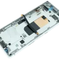 OLED Assembly With Frame for Sony Xperia 5 (Genuine) (Gray)