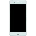LCD Assembly With Frame For Sony Xperia Z3 (Genuine) (White)