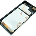 LCD Assembly With Frame For Sony Xperia Z3 (Genuine) (White)