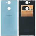 Back cover Glass without camera lens for Sony Xperia XA2 (Genuine) (Blue)