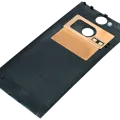 Back cover Glass without camera lens for Sony Xperia XA2 (Genuine) (Blue)
