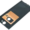 Back cover Glass without camera lens for Sony Xperia XA2 (Genuine) (Blue)