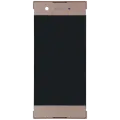 LCD Assembly With Frame For Sony Xperia XA1 (Genuine) (Rose gold)