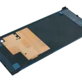 Back Cover Glass Without Camera Lens For Sony Xperia XA1 (Genuine) (Black)
