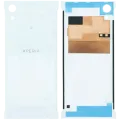 Back Cover Glass Without Camera Lens For Sony Xperia XA1 (Genuine) (White)