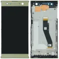 LCD Assembly With Frame For Sony Xperia XA2 Ultra (Genuine) (Gold)