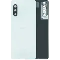 Back Cover Glass With Camera Lens For Sony Xperia 10 II (Genuine) (White)
