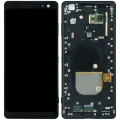 OLED Assembly With Frame For Sony Xperia XZ3 (Genuine) (Black)