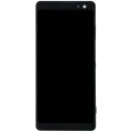 OLED Assembly With Frame For Sony Xperia XZ3 (Genuine) (Black)