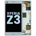 LCD Assembly With Frame For Sony Xperia Z3 (Genuine) (White) Duplicated sku 107182200593