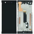 LCD Assembly With Frame For Sony Xperia XA1 (Genuine) (Black)