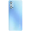 Back Cover Glass With Camera Lens For Oppo Reno 4 5G (Genuine) (Blue)