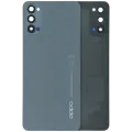 Back Cover Glass With Camera Lens For Oppo Reno 4 5G (Genuine) (Black)