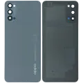 Back Cover Glass With Camera Lens For Oppo Reno 4 5G (Genuine) (Black)