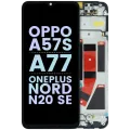 LCD Assembly With Frame For Oppo A57s / A77 / OnePlus Nord N20 SE (Genuine) (Black)