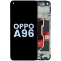 LCD Assembly With Frame Compatible For Oppo A96 (Genuine) (Black)