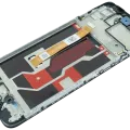 LCD Assembly With Frame Compatible For Oppo A96 (Genuine) (Black)