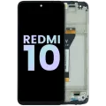 LCD Assembly With Frame For Xiaomi Redmi 10 (2021) (Service Pack) (Black)