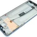 LCD Assembly With Frame Compatible For Xiaomi Redmi Note 9 Pro (Genuine) (Gray)
