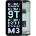 LCD Assembly With Frame For Xiaomi Redmi 9 Power/ Redmi 9T / Redmi Note 9 4G / Poco M3 (Genuine) (Black)