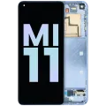 OLED Assembly With Frame For Xiaomi Mi 11 (Genuine) (Purple)