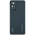 Back Cover Glass With Camera Lens For Xiaomi Redmi Note 11 Pro (Genuine) (Black)