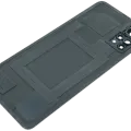 Back Cover Glass With Camera Lens For Xiaomi Redmi Note 11 Pro (Genuine) (Black)