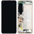 OLED Assembly With Frame For Xiaomi Mi 10 Pro (Genuine) (White)